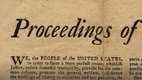 Proceedings of the Foederal Convention