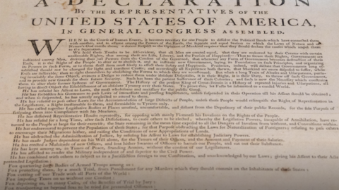 Dunlap Declaration of Independence 1776
