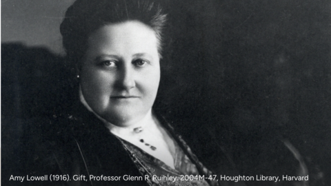 Amy Lowell, Portrait