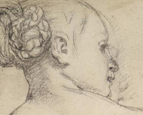 Women portrait drawing