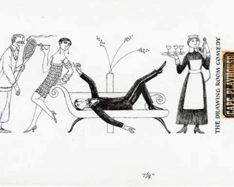 Illustration to "Edward Gorey: The Gloomy Gallery"