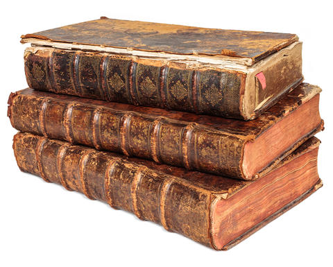 Three old books