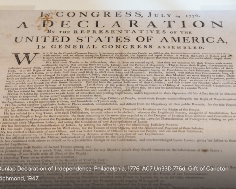 Dunlap Declaration of Independence 1776