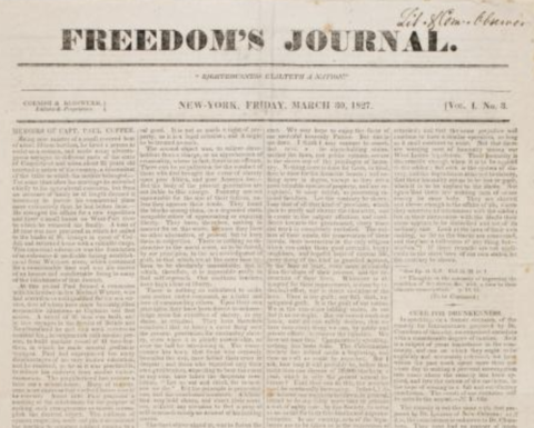 "Freedom's Journal", Title